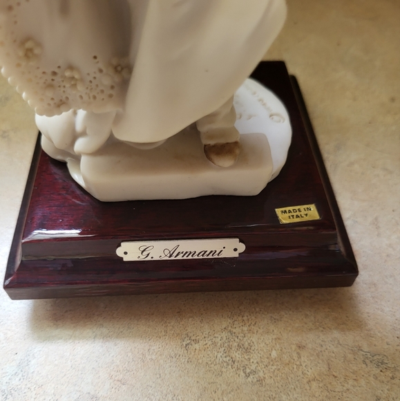 Giuseppe Armani "Just Married" Ceramic Decor Figurine 1986 Florence Couple - Picture 9 of 12
